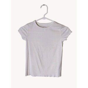 Art Class Top Girls 8 Short Sleeve White School Play